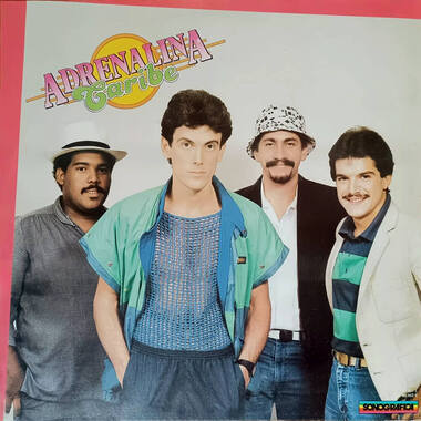 Carátula del disco Adrenalina Caribe de 