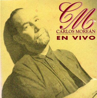 Carátula del disco Carlos Morean en vivo de 